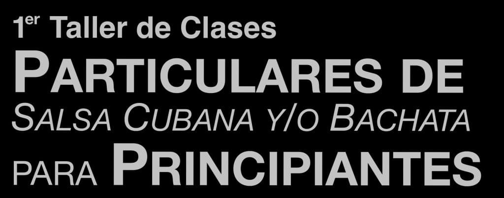 Primer Taller de clases particulares salsa cubana, bachata para principiantes en Mexico CDMX Academia de baile